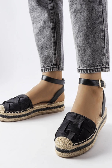 Juodos Lafrenière platforminės espadrilės 2