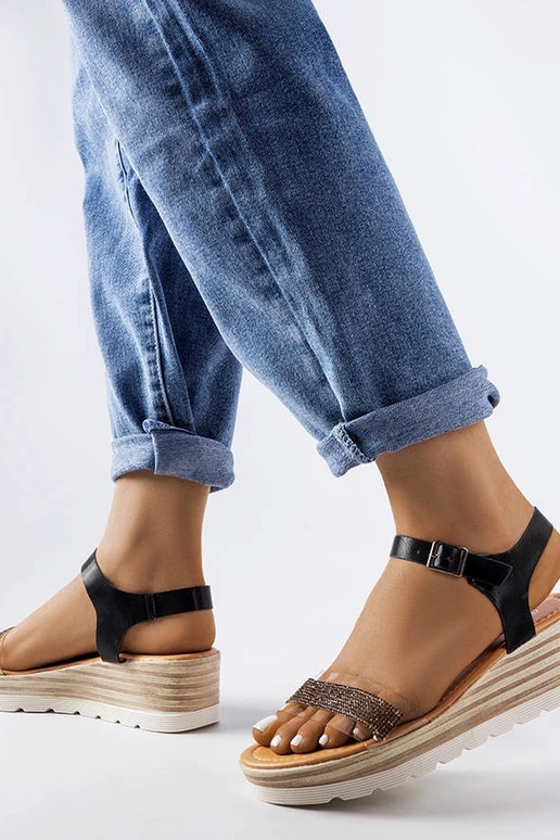 Juodos Bussière sandalai Juodos Bussière sandalai