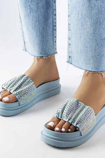 Mėlyni moteriški mulai su...