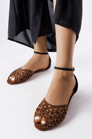 Rudos ažūrinės basutės su...