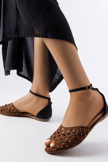 Rudos ažūrinės basutės su... 2