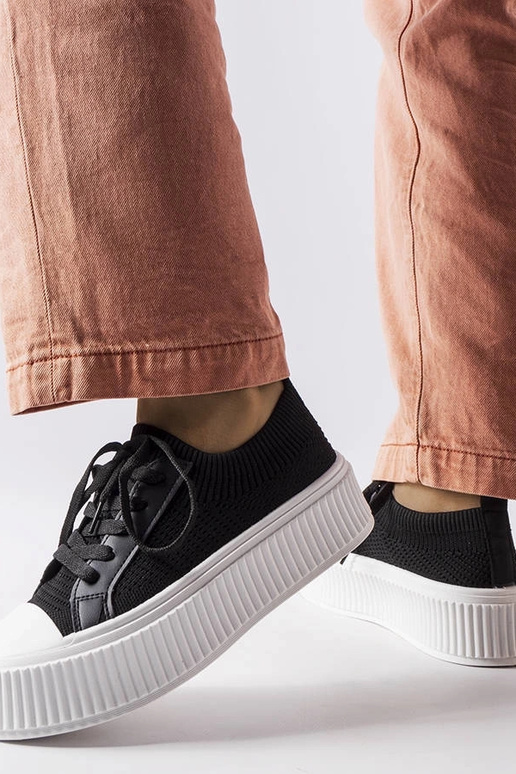 Juodo audinio sportbačiai Mallus... Juodo audinio sportbačiai Mallus...