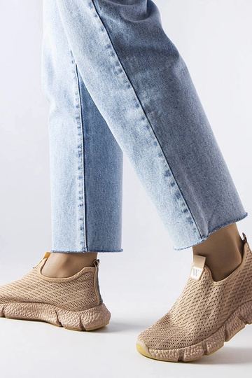 Yellville smėlio spalvos užsegami sportbačiai