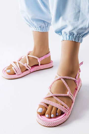 Burwell Pink austi sandalai 2
