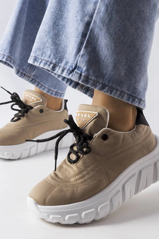 Tamsiai smėlio spalvos Aisys sportbačiai Tamsiai smėlio spalvos Aisys sportbačiai