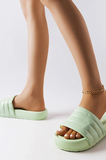 Žalios spalvos šlepetės,...