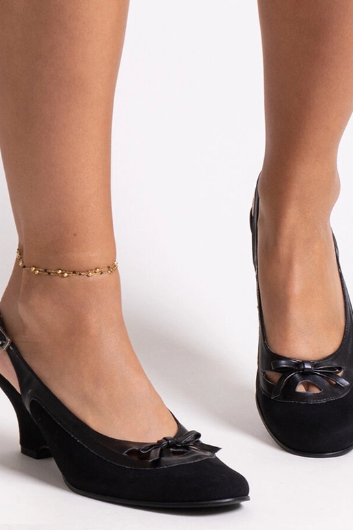 Juodos moteriškos pompos Juodos moteriškos pompos