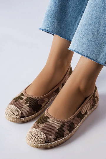 Benedum žalios užsegamos espadrilės 2