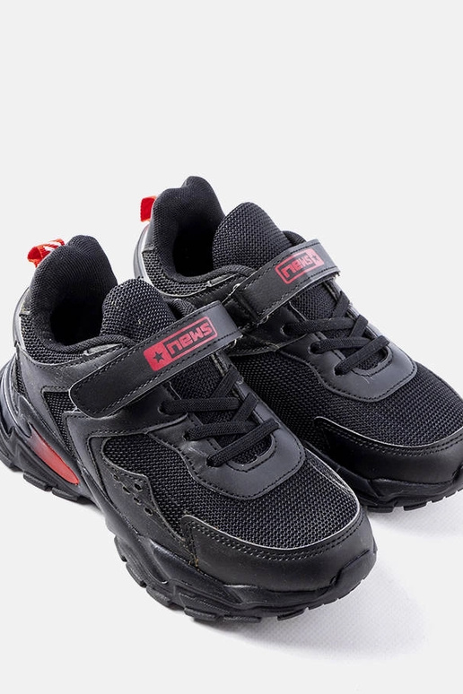 Juodi Ansel Velcro sportbačiai Juodi Ansel Velcro sportbačiai