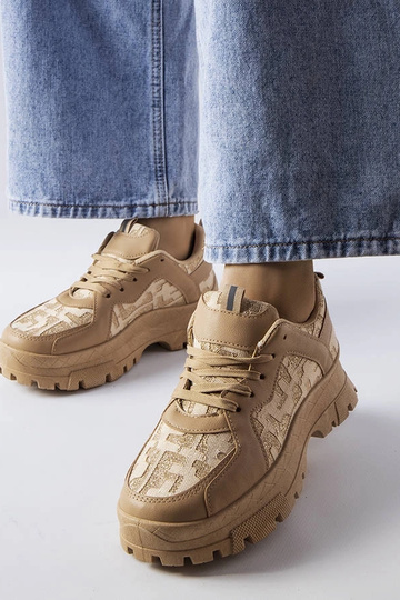 Tamsiai smėlio spalvos...