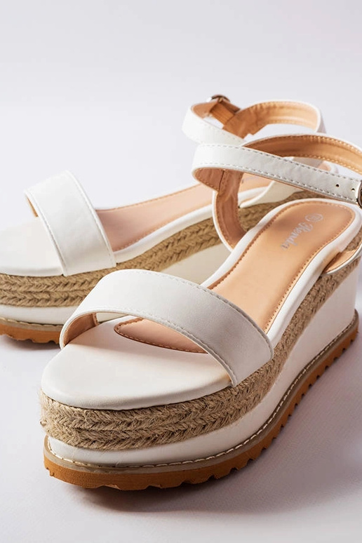 Baltos Access Wedge sandalai Baltos Access Wedge sandalai