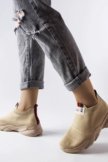 Tamsiai smėlio spalvos Greco moteriški sportiniai bateliai 2