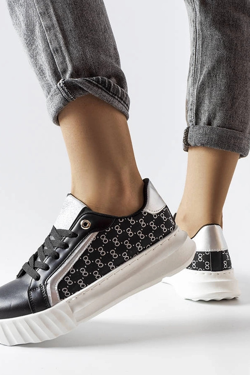 Juodi Giuseppe platforminiai sportbačiai Juodi Giuseppe platforminiai sportbačiai