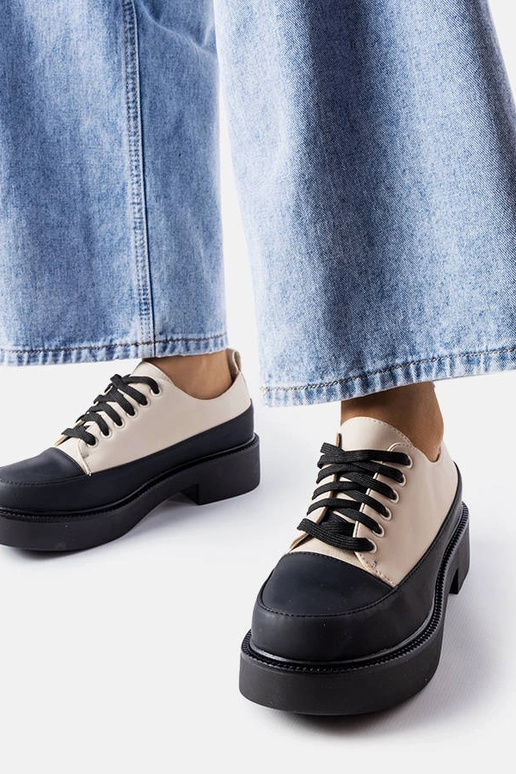 Smėlio spalvos plokšti batai Merico Smėlio spalvos plokšti batai Merico