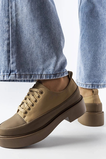 Rudi plokšti batai Merico