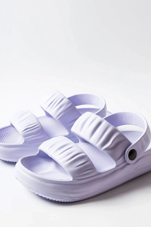 Juodos šlepetės su klostelėmis, „Filena"