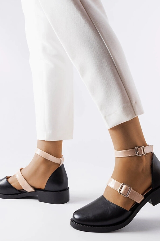 Juodos Josiane sagties baleto buteliai Juodos Josiane sagties baleto buteliai