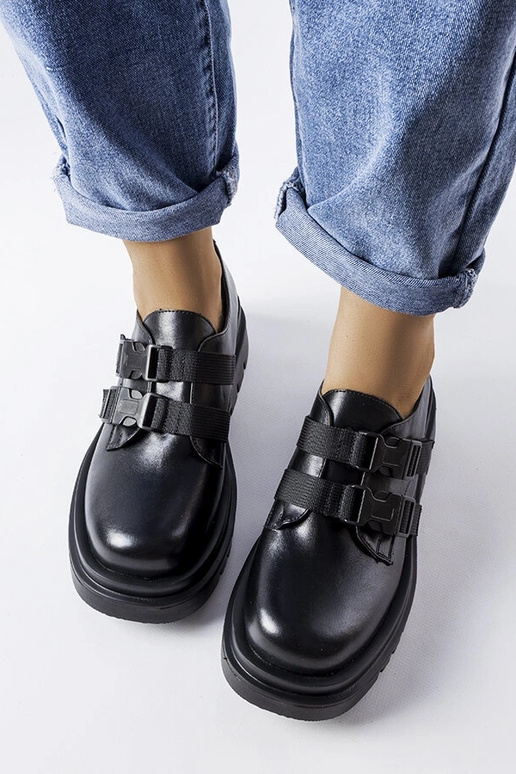 Juodi Prospero platforminiai batai Juodi Prospero platforminiai batai