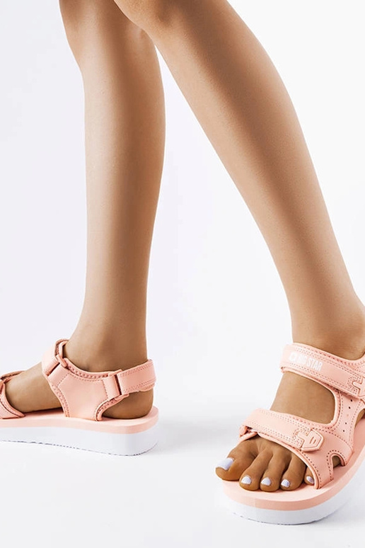 Big Star Pink Foam sandalai LL274788 Big Star Pink Foam sandalai LL274788
