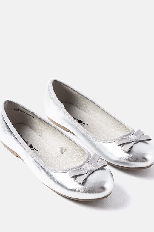 Sidabrinės lakuotos odos Fedro baleto...