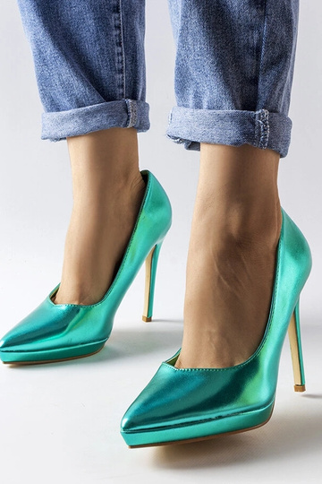 Kristin Green Mirror Heels