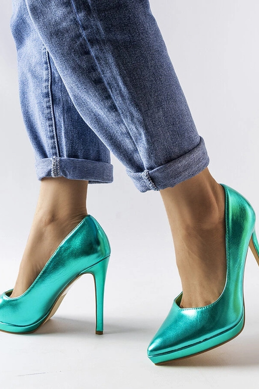 Kristin Green Mirror Heels