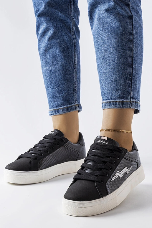 Juodi Vernadeau sportbačiai Juodi Vernadeau sportbačiai