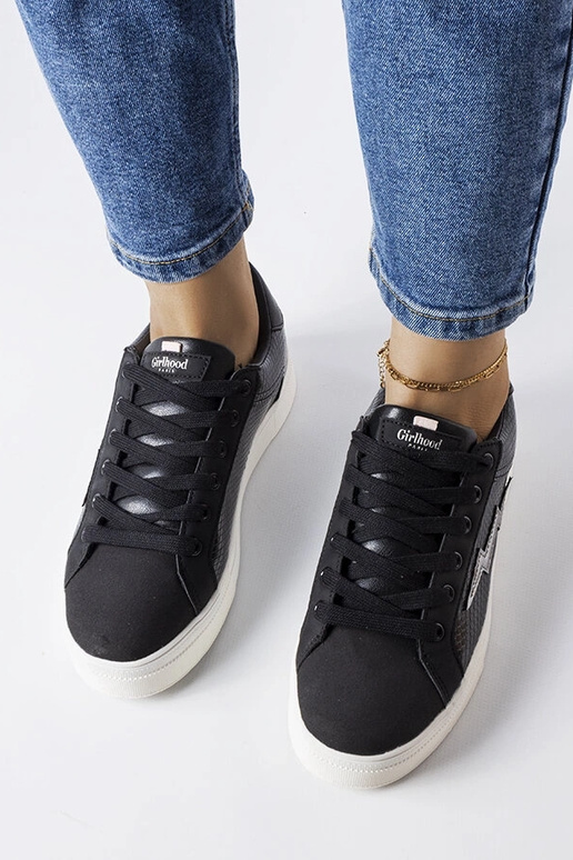 Juodi Vernadeau sportbačiai Juodi Vernadeau sportbačiai