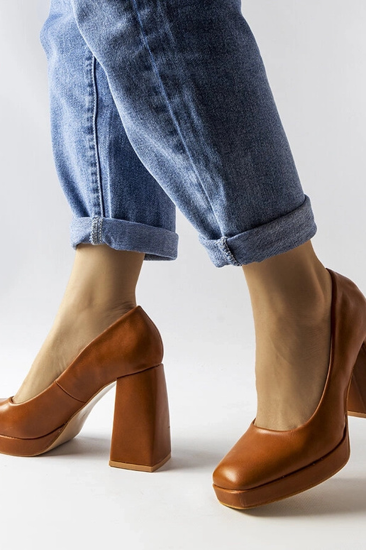 Rudos Mailly aukštakulnės pompos Rudos Mailly aukštakulnės pompos