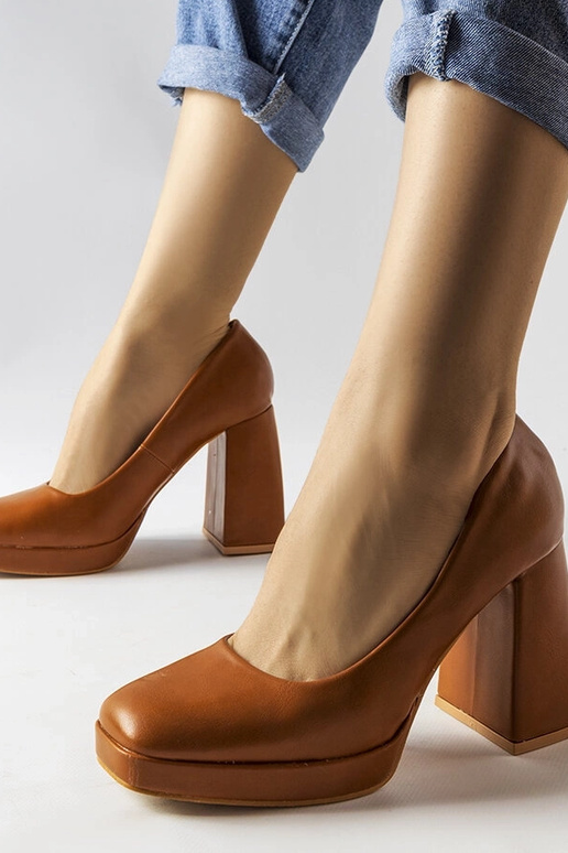 Rudos Mailly aukštakulnės pompos Rudos Mailly aukštakulnės pompos