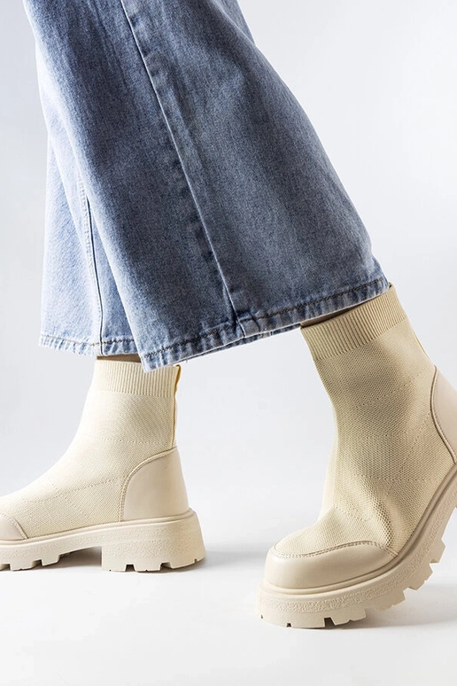 Smėlio spalvos kojinės Lonte Smėlio spalvos kojinės Lonte