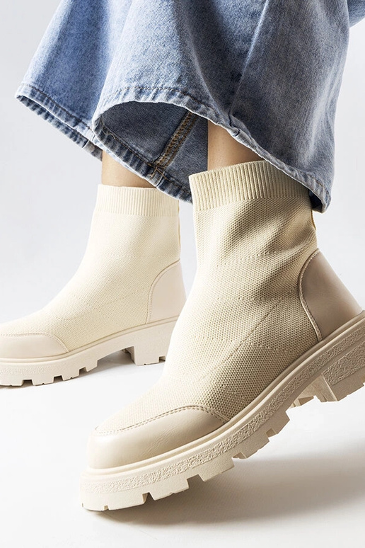 Smėlio spalvos kojinės Lonte Smėlio spalvos kojinės Lonte