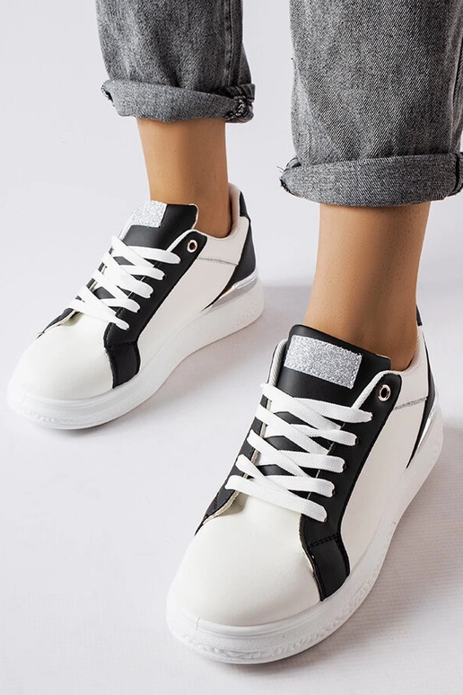 Juodai balti Palais batai su sidabro... Juodai balti Palais batai su sidabro...