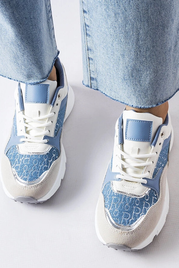 Mėlyni ir balti batai su... 2