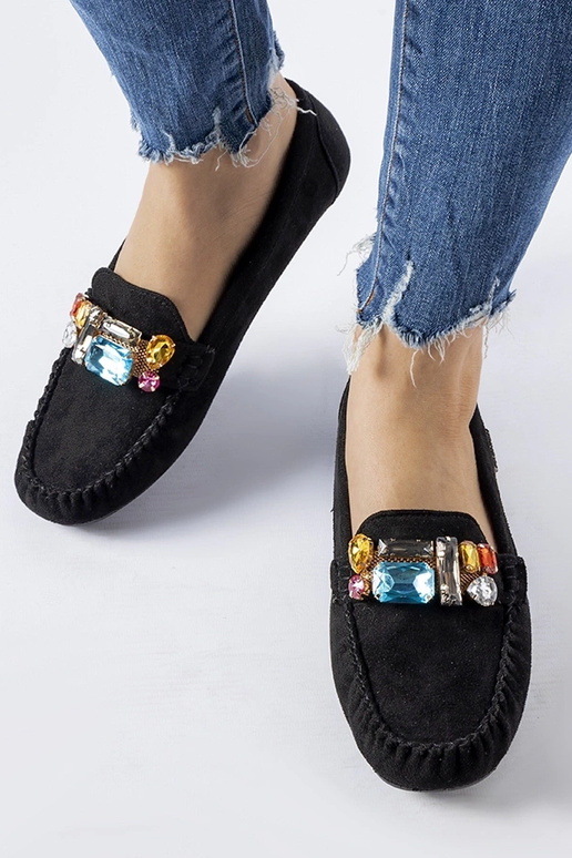 Juodi batukai su dekoratyviniu Fusco...