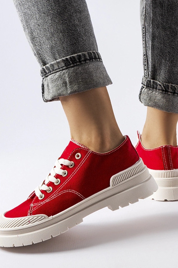 Nassar Red Fabric sportbačiai
