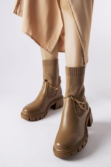 Rudi batai su elastiniu...