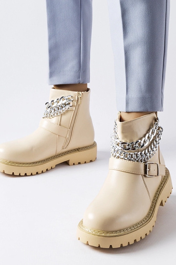 Smėlio spalvos kulkšnies...