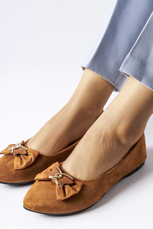 Jette Brown smailių pirštų balerinos Jette Brown smailių pirštų balerinos