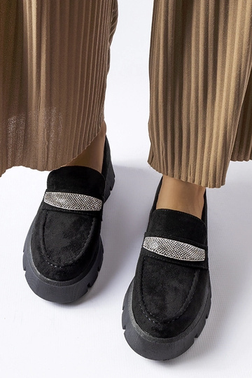 Juodi mokasinai su masyviu... 2