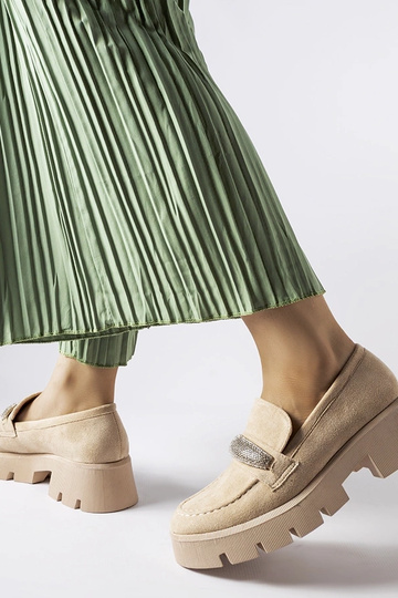 Smėlio spalvos mokasinai su... 2