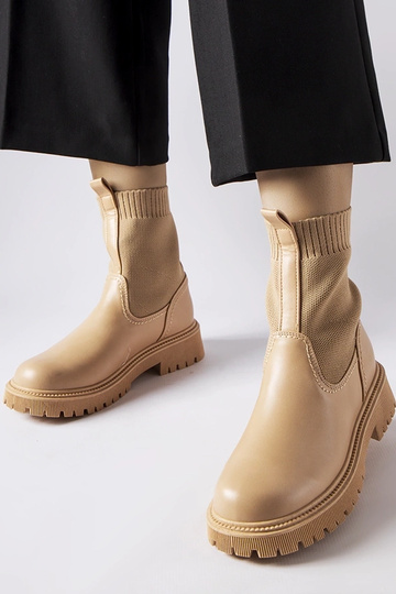 Smėlio spalvos dirbtinio... 2