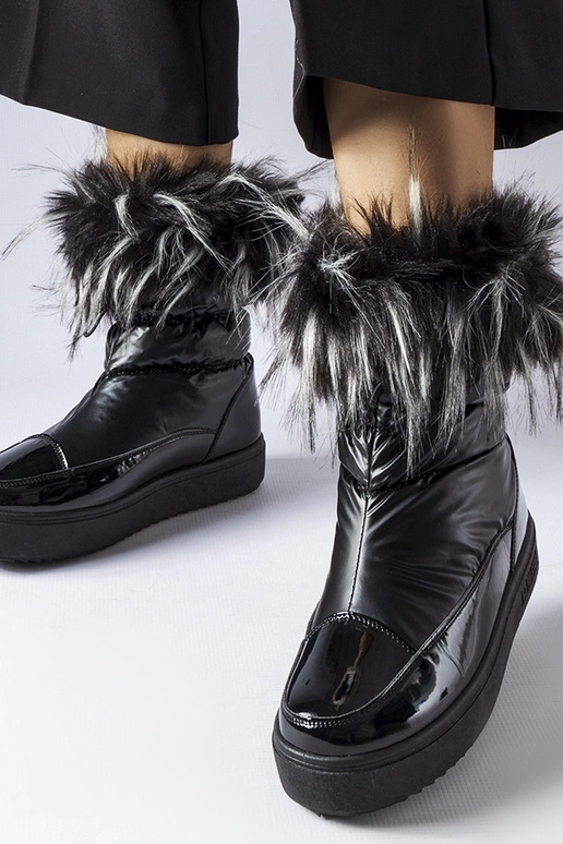 Juodi izoliuoti sniego batai MM274379 Juodi izoliuoti sniego batai MM274379