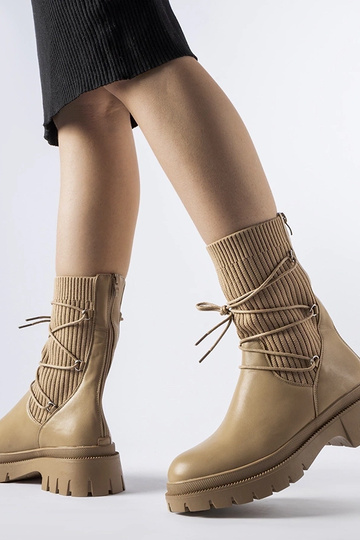 Smėlio spalvos batai su kaklaraiščiais Eliot