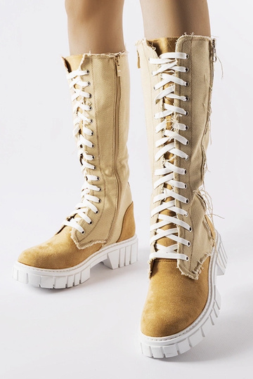 Smėlio spalvos aulinukai iš...