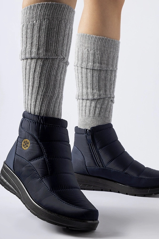 Vittore tamsiai mėlyni žemi sniego batai