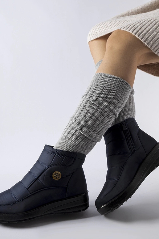 Vittore tamsiai mėlyni žemi sniego batai