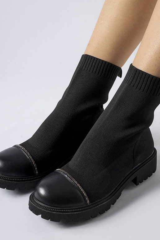 Juodi Vail kalnų krištoliniai batai