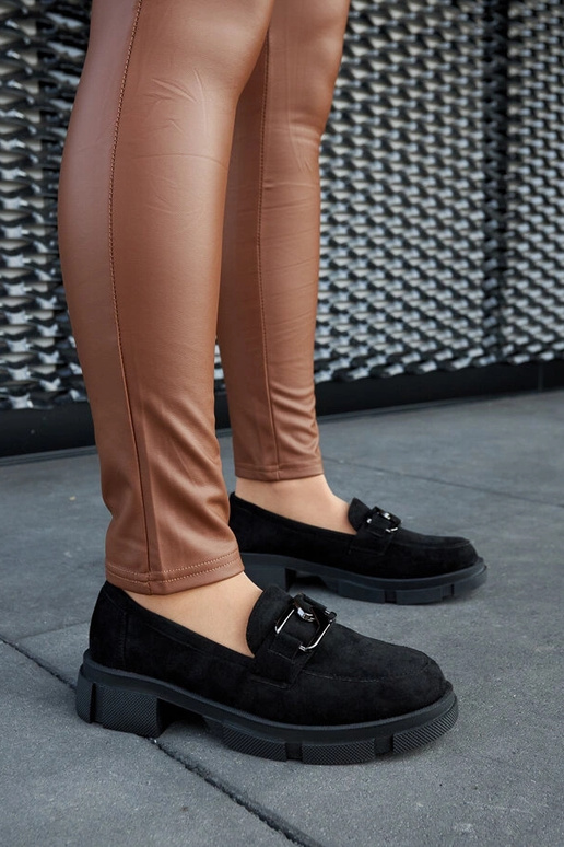 Juodi masyvūs mokasynai su sagtimi... Juodi masyvūs mokasynai su sagtimi...