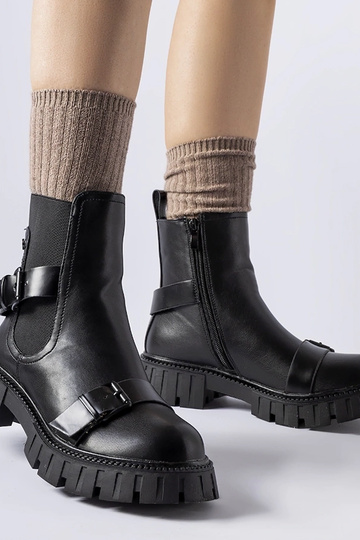 Juodi auliniai batai su...